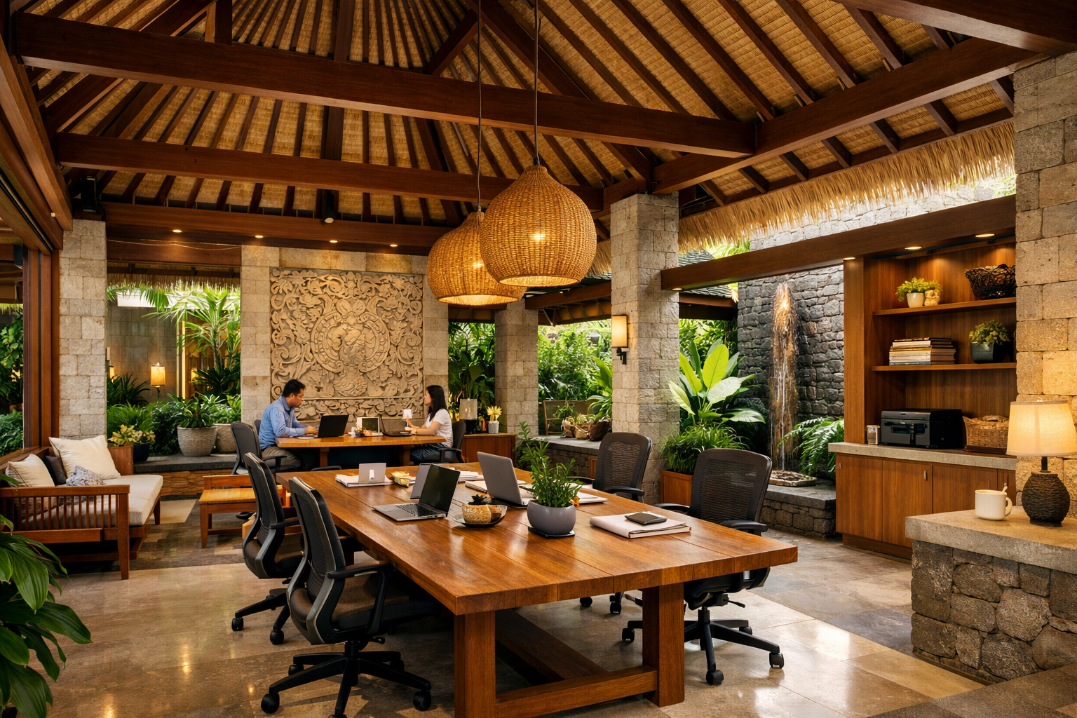 Balinese workspace